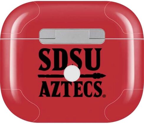 غلاف صوتي من Skinit متوافق مع Apple AirPods (الجيل الثالث، 2021) - تصميم San Diego State Aztecs المرخص رسميًا in Kuwait