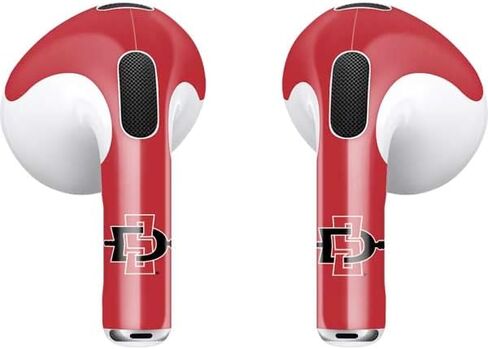 Skinit Decal Audio Skin Compatible with Apple AirPods (3rd Gen, 2021) - Officially Licensed Aztecs Red Logo Design in Kuwait