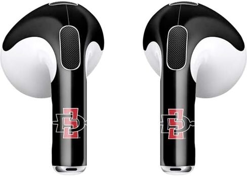 غلاف صوتي من Skinit متوافق مع Apple AirPods (الجيل الثالث، 2021) - تصميم شعار Aztecs مرخص رسميًا in Kuwait
