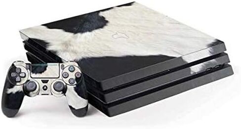 Skinit Decal Gaming Skin Compatible with PS4 Pro Console and Controller Bundle - Officially Licensed Skinit Originally Designed Cow Design in Kuwait