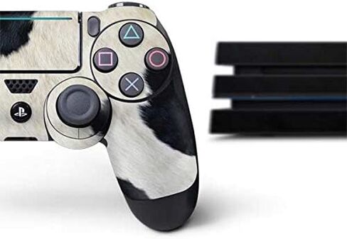 Skinit Decal Gaming Skin Compatible with PS4 Pro Console and Controller Bundle - Officially Licensed Skinit Originally Designed Cow Design in Kuwait