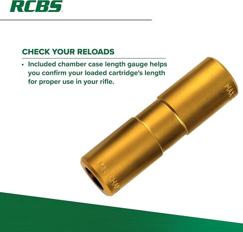 RCBS Supreme Die Set for .30-06 Springfield - Superior Performance for Reloaders with a Shell Holder and Chamber Case Length Gauge in Kuwait
