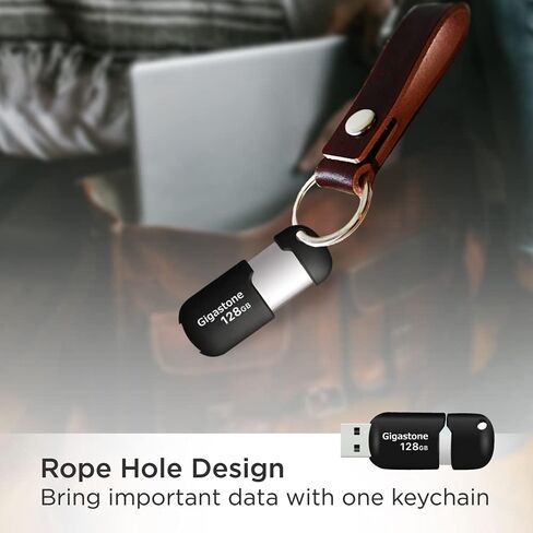 GIGASTONE V10 128GB USB 2.0 Flash Drive 128GB Flash Drive Thumb Drive Memory Stick Pen Drive Capless Retractable Design in Kuwait