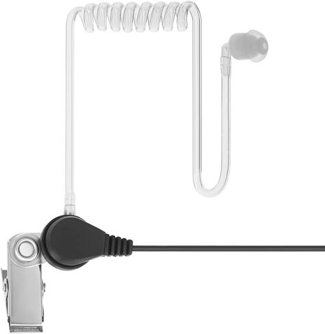 Earpiece with mic PTT Compatible for Motorola Walkie Talkie Radio cls1110 cls1410 cp200 cp200d bpr40 cp100 cp185 rdm2070d, Covert Acoustic Tube Headset, 2 Pack in Kuwait