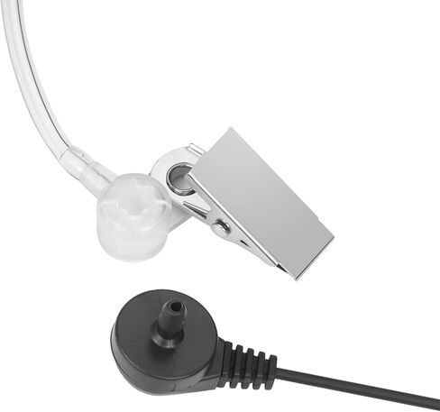 Earpiece with mic PTT Compatible for Motorola Walkie Talkie Radio cls1110 cls1410 cp200 cp200d bpr40 cp100 cp185 rdm2070d, Covert Acoustic Tube Headset, 2 Pack in Kuwait