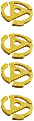 Gold 45 RPM Record Adapter Insert, Vinyl Center Hole Adapters in Kuwait
