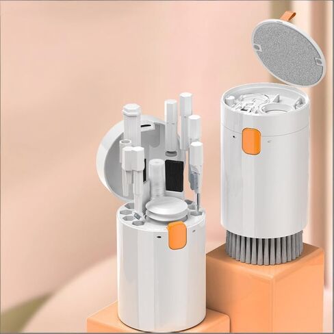 20-in-1 Kit Suitable for Computer Keyboards, Headphone Brushes, Smartphones, Tablets, and Computers, with a Retractable Brush Head in Kuwait