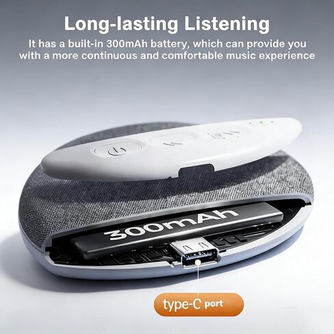 2026 New Bluetooth Sleep Pillow Speaker, Wireless White Noise Pillow Speaker with Timer, Ultra-Thin Stereo Bass Private Sleep Speaker for Adults Kids (Blue) in Kuwait