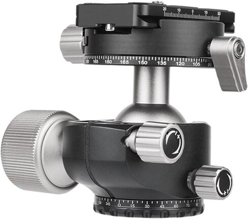 Generic 40mm Low Profile Tripod Ball Head, Tripod Ball Head Mount with 70mm Plate Arca Release Plate for Monopod DSLR Camera Camcorder Telescope in Kuwait