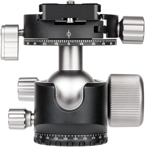 Generic 40mm Low Profile Tripod Ball Head, Tripod Ball Head Mount with 70mm Plate Arca Release Plate for Monopod DSLR Camera Camcorder Telescope in Kuwait