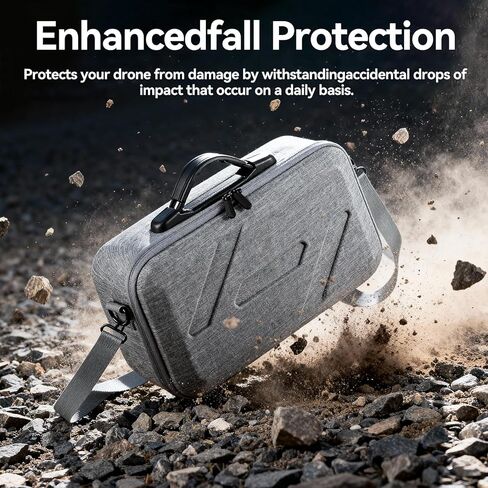 DJI Flip Accessories Bundle 5-in-1 for RC 2 Screen Controller, Portable Carrying Case for 3 Batteries, Propeller Guards, Landing Gear, Sunshade & Strap, Compatible Flip (RC 2/Combo) in Kuwait