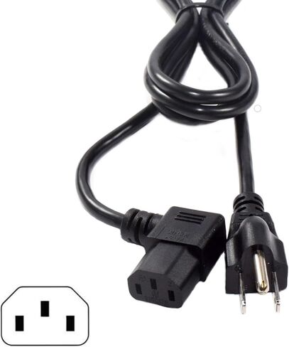 HQRP AC Power Cord Compatible with LG 20LS7D-UB 20LS7D-UK 22LC2D 22LC2D-UB 22LD350 22LE5300 Mains Cable in Kuwait