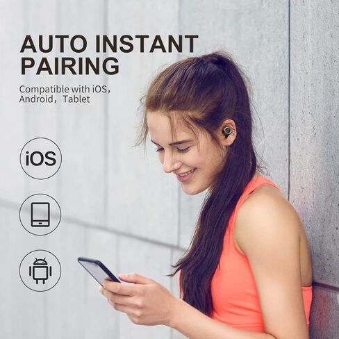 Monster Achieve 100 AirLinks Wireless Earbuds,Super Fast Charge,Bluetooth 5.0 in-Ear Stereo Headphones with USB-C Charging Case,Built-in Mic for Clear Calls,Water Resistant Design for Sports, Red in Kuwait