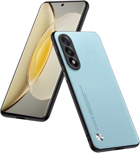 حافظة هاتف متوافقة مع هاتف OnePlus 13R 5G (6.78 بوصة)، غطاء واقٍ من جلد البولي يوريثان - أصفر in Kuwait