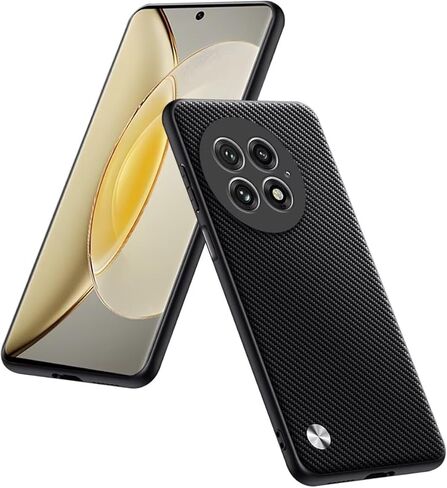 حافظة هاتف متوافقة مع هاتف OnePlus 13R 5G (6.78 بوصة)، غطاء واقٍ من جلد البولي يوريثان - أصفر in Kuwait