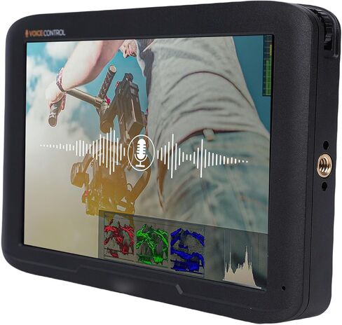 7 Inch Camera Field Display, F7 Plus Camera Field Touchscreen Monitor,FHD Resolution 4K HDMI 2.0 Input Output Voice Control, for Professional Photography Video Production in Kuwait