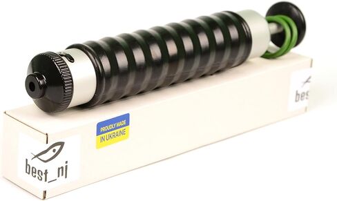 120 ml Aluminum Injector for Soft Plastic Plastisol Fishing Lure Molds Plastic Locking Nozzle in Kuwait