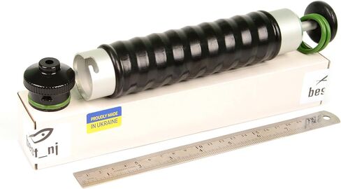 120 ml Aluminum Injector for Soft Plastic Plastisol Fishing Lure Molds Plastic Locking Nozzle in Kuwait