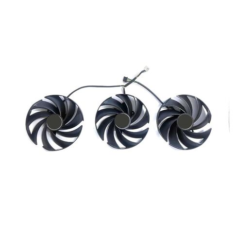 مروحة تبريد 95 مم 4-PIN PLD10020B12H لبطاقة رسومات RTX 4080/4090 Gaming X Trio (2 مروحتين) in Kuwait