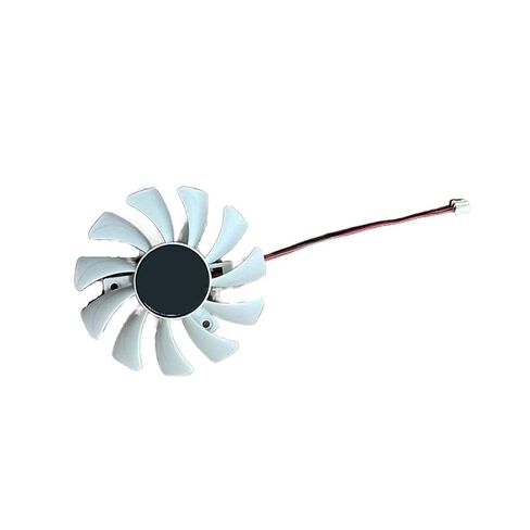 مروحة تبريد 75 مم 2PIN DC 12V 0.5A لبطاقات الرسومات GT730 N730 N750 1030 OC - مروحة بديلة عالية الأداء in Kuwait