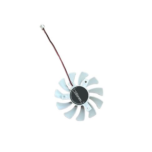 مروحة تبريد 75 مم 2PIN DC 12V 0.5A لبطاقات الرسومات GT730 N730 N750 1030 OC - مروحة بديلة عالية الأداء in Kuwait