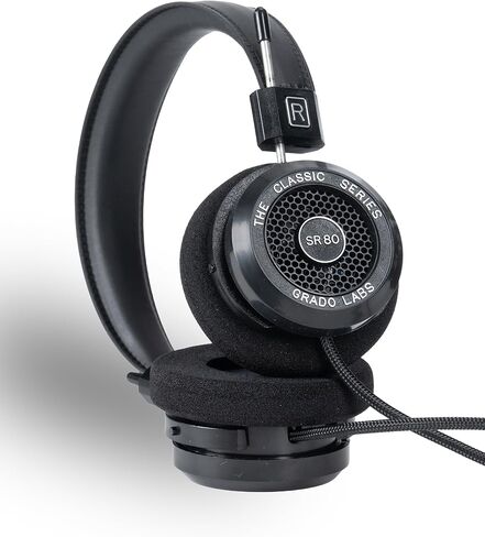 GRADO Classic Series SR80 Open-Back Headphones – Wired, Over-Ear, Home Listening, Natural Sound, Lightweight Design in Kuwait