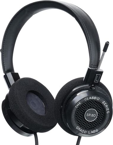 GRADO Classic Series SR80 Open-Back Headphones – Wired, Over-Ear, Home Listening, Natural Sound, Lightweight Design in Kuwait