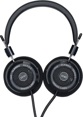 GRADO Classic Series SR80 Open-Back Headphones – Wired, Over-Ear, Home Listening, Natural Sound, Lightweight Design in Kuwait