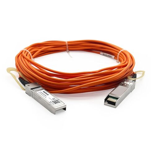 10Gtek 25G SFP28 AOC Cable - 25GBASE Active Optical SFP Cable for Cisco SFP-25G-AOC10M, Ubiquiti UniFi, Mikrotik, Netgear, Broadcom, Supermicro, Edgecore, Chelsio, D-Link, Quanta etc, 10-Meter in Kuwait
