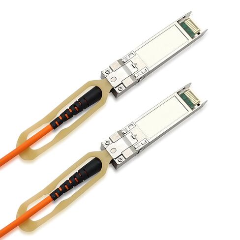 10Gtek 25G SFP28 AOC Cable - 25GBASE Active Optical SFP Cable for Cisco SFP-25G-AOC10M, Ubiquiti UniFi, Mikrotik, Netgear, Broadcom, Supermicro, Edgecore, Chelsio, D-Link, Quanta etc, 10-Meter in Kuwait