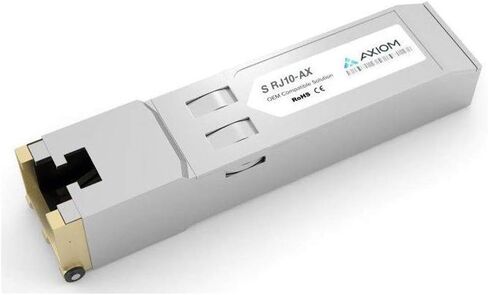 Axiom S+RJ10-AX SFP+ transceiver Module (Equivalent to: MikroTik S+RJ10) - 10 GigE - 10GBase-T - RJ-45 - up to 98 ft in Kuwait