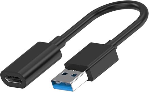 USB3.0 Male to USB C Female Adapter Cable 5Gbps for Fast Charging and Data Transfer Digital Headsets Conversion Cord in Kuwait