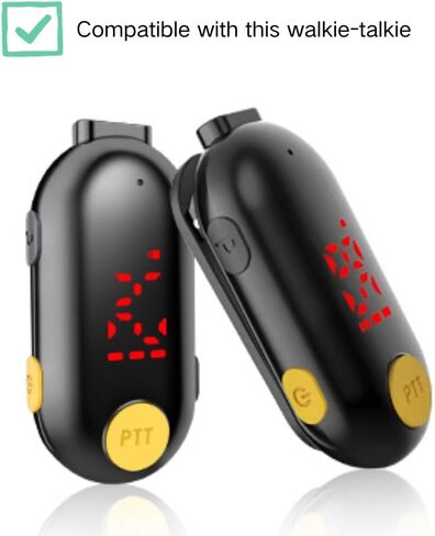 سماعة أذن سلكية لجهاز Walkie Talkie Mini، سماعات رأس راديو صغيرة ثنائية الاتجاه - عبوتان in Kuwait