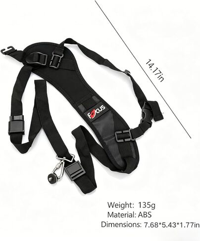 1Pc Focus F-1 Professional Camera Shoulder Strap, Quick Release Single Shoulder Harness for DSLR Cameras, Fast Shooting Photographer Camera Belt (F1 Shoulder Strap) in Kuwait