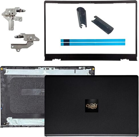 0VW3N0 00WPN8 Replacement LCD Back Cover with Bezel and Hinges with Hinge Caps for Dell Inspiron 15 3530, 3520, 3511, 3510 Laptop, Black Top Lid in Kuwait