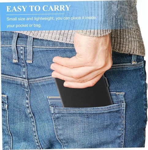 Uonlytech Memory Card Storage Case with Anti-Static Slots, Card Holder Organizer for Travel and Electronics, Black Pp Protective Carrying Box in Kuwait