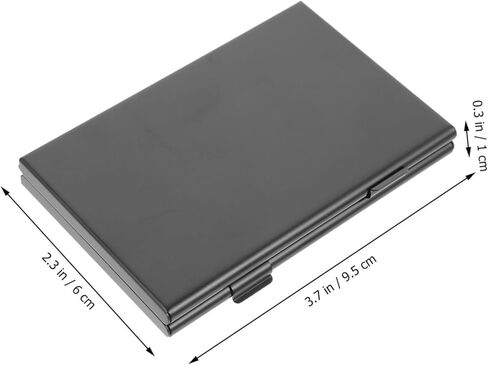 SEWACC Memory Card Storage Case with Anti-Static Pp Material Portable Memory Card Holder Box for Travel and Electronics Accessories Black in Kuwait