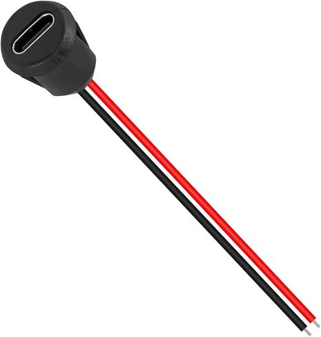 5 قطعة 2Pin USB موصل Type-C مقاوم للماء مع مقبس أنثى شحن سريع جاك ميناء USB-C قابس الشاحن in Kuwait