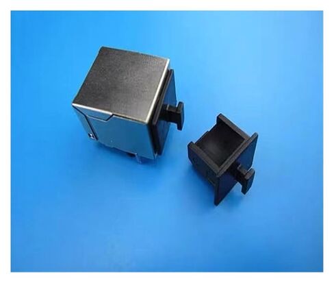 غطاء RJ45 موصل ثقب RJ45 PJR-45 غطاء شبكة أسود مع مقبض غطاء حماية حزمة من 50 in Kuwait