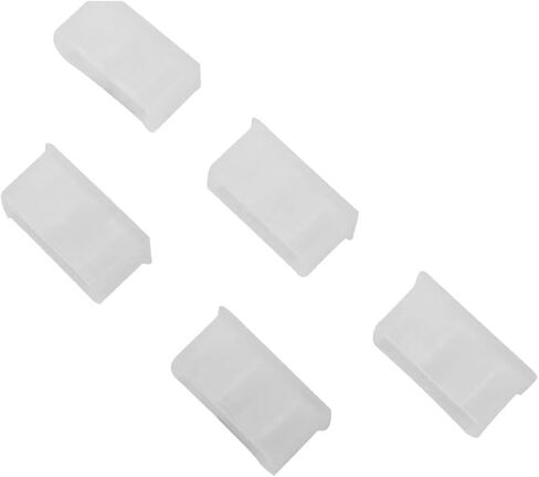 حزمة من 500 غطاء غبار للقرص الصلب المحمول، USB 3.0 إلى Micro-B، غطاء غبار لكابل بيانات Micro B، قابس مقاوم للماء (أبيض) in Saudi Arabia