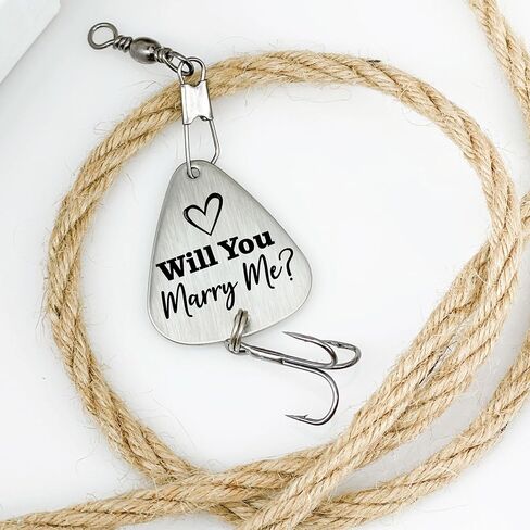 Fishing Marriage Proposal Will You Marry Me Fishing Lure You Hooked My Heart in Kuwait