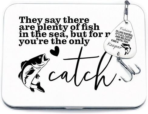 Romantic Fishing Lure for Husband, Spouse, Boyfriend, Lover - Wedding, Anniversary, Bday, Valentine's Day, Christmas in Kuwait