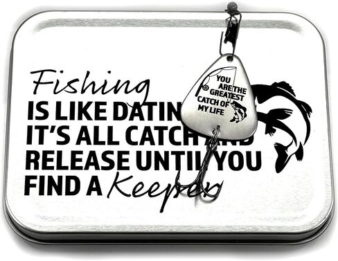 Romantic Fishing Lure for Husband, Spouse, Boyfriend, Lover - Wedding, Anniversary, Bday, Valentine's Day, Christmas in Kuwait