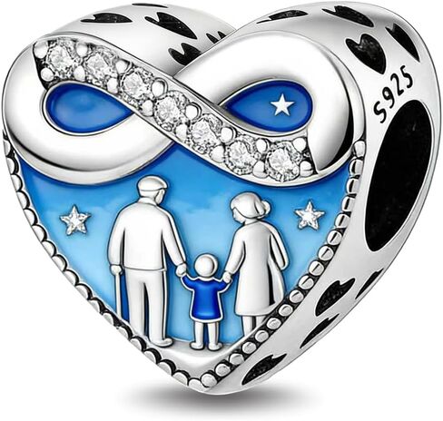 MICOO 925 Sterling Silver Charms for Bracelets and Necklaces Music Travel Dangle Pendants Beads Love Lucky Charms Butterflies Dogs Charms Gift for Women Girls in Saudi Arabia