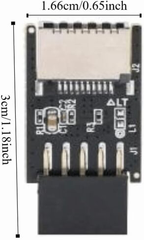 محول USB 2.0 إلى النوع E - لوحة أم ذات 9 سنون إلى محول اللوحة الأمامية من النوع C، هيكل معدني متين لأجهزة الكمبيوتر الشخصية in Kuwait