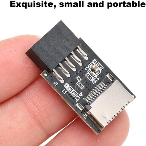 محول USB 2.0 إلى النوع E - لوحة أم ذات 9 سنون إلى محول اللوحة الأمامية من النوع C، هيكل معدني متين لأجهزة الكمبيوتر الشخصية in Kuwait