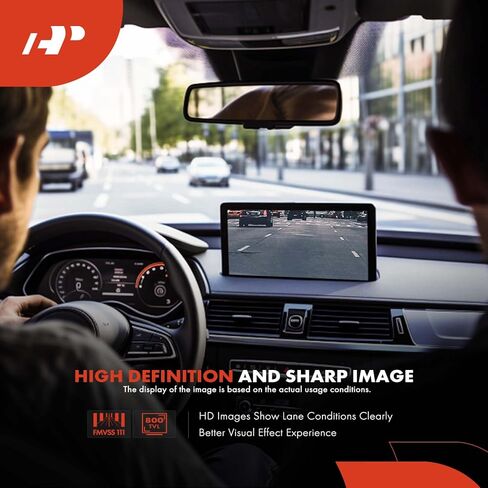 كاميرا A-Premium Park Assist للرؤية الخلفية وكاميرا خلفية احتياطية متوافقة مع موديلات مختارة من Toyota - 2018 2019 2020 Camry - استبدال # TO1367100 in Kuwait