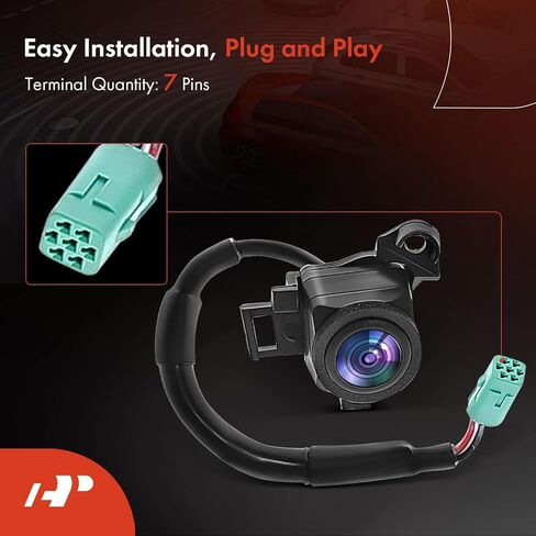 كاميرا A-Premium Park Assist للرؤية الخلفية وكاميرا خلفية احتياطية متوافقة مع موديلات مختارة من Toyota - 2018 2019 2020 Camry - استبدال # TO1367100 in Kuwait