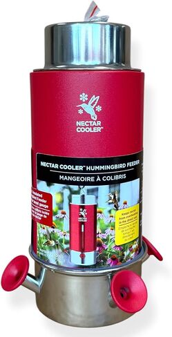 Insulated Hummingbird Feeder Keeps Nectar Cooler & Fresh Longer in Kuwait