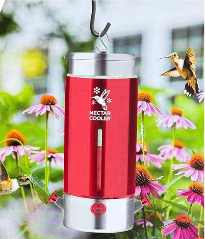 Insulated Hummingbird Feeder Keeps Nectar Cooler & Fresh Longer in Kuwait